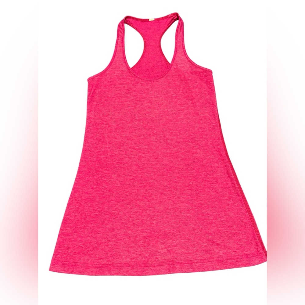 Lululemon Cool Racerback Tank Top Heathered Jewelled Magenta Pink 4 Athleisure - Picture 4 of 9